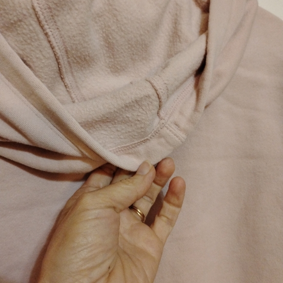 Champion (R) Pink Sweater Hoodie Soft Comfort Fabric Cotton Polyester Elast S/CH - Picture 9 of 10